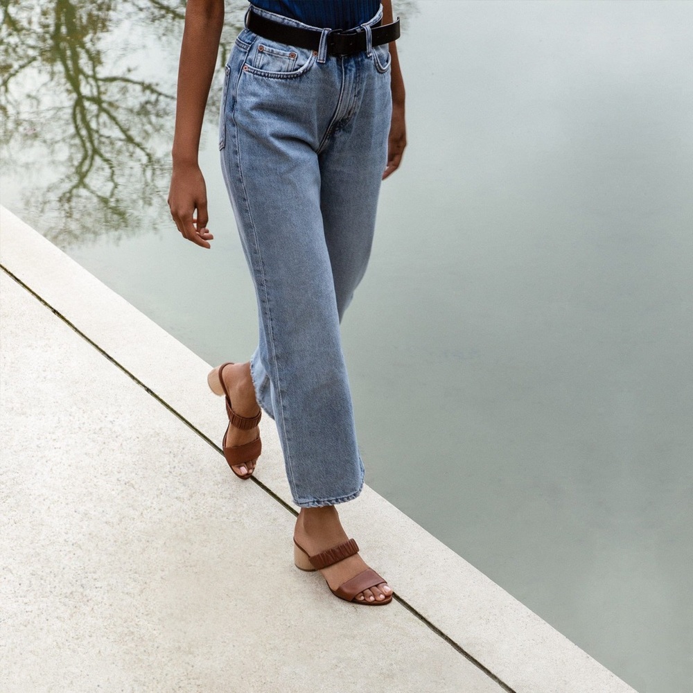 Dear Frances Brown scrunch mules size 37